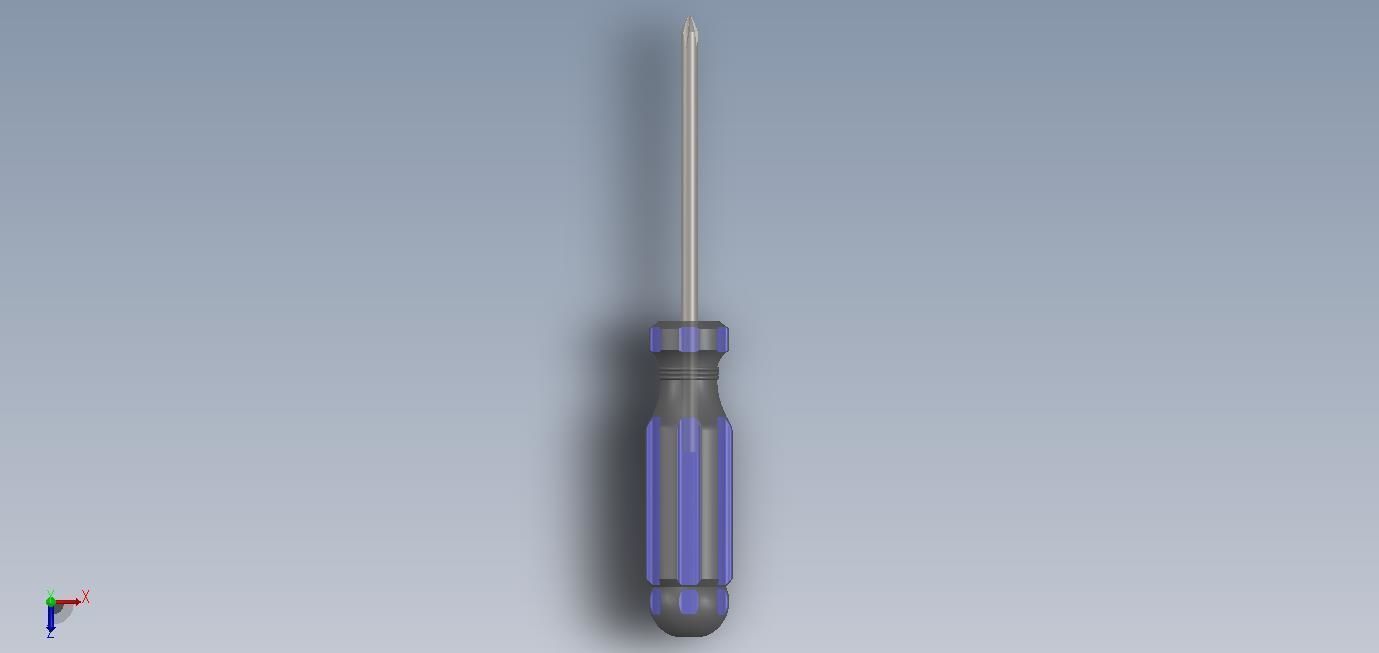 Phillips Head Screwdriver 3D model_2