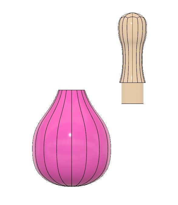 Hip Shakers aka Maracas 3D print model_3