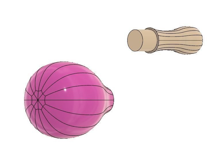 Hip Shakers aka Maracas 3D print model_5