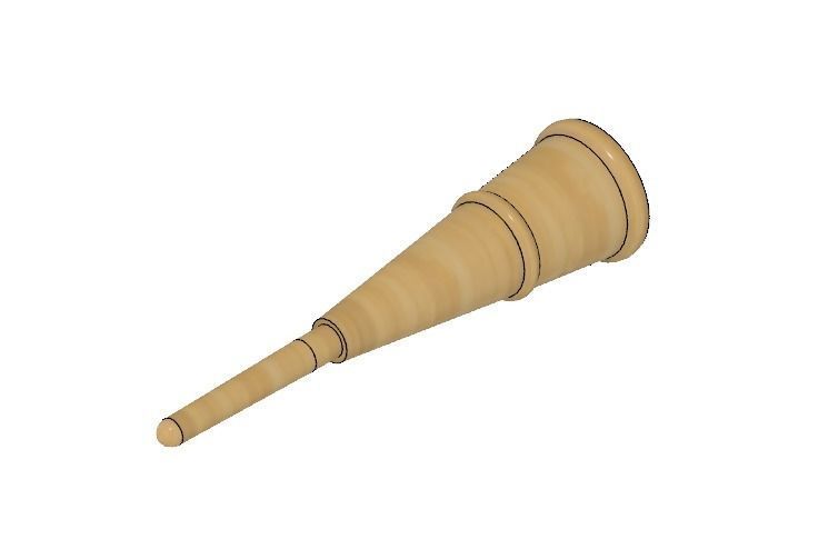 Classic Kendama 3D print model_3