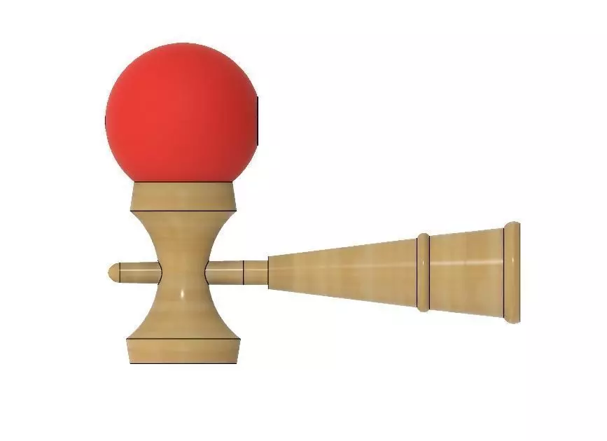 Classic Kendama 3D print model_0
