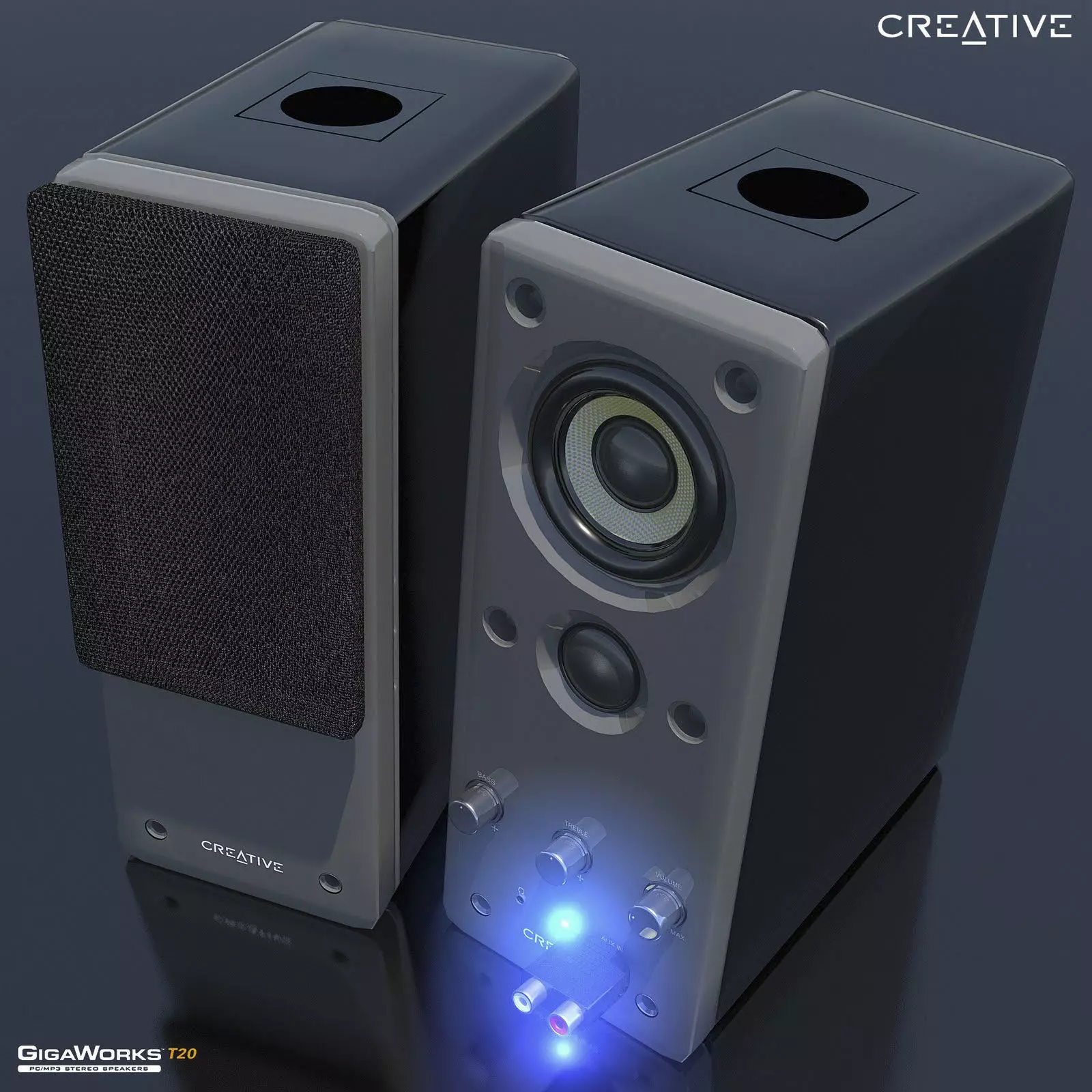 CREATIVE GIGAWORKS T20 3D model