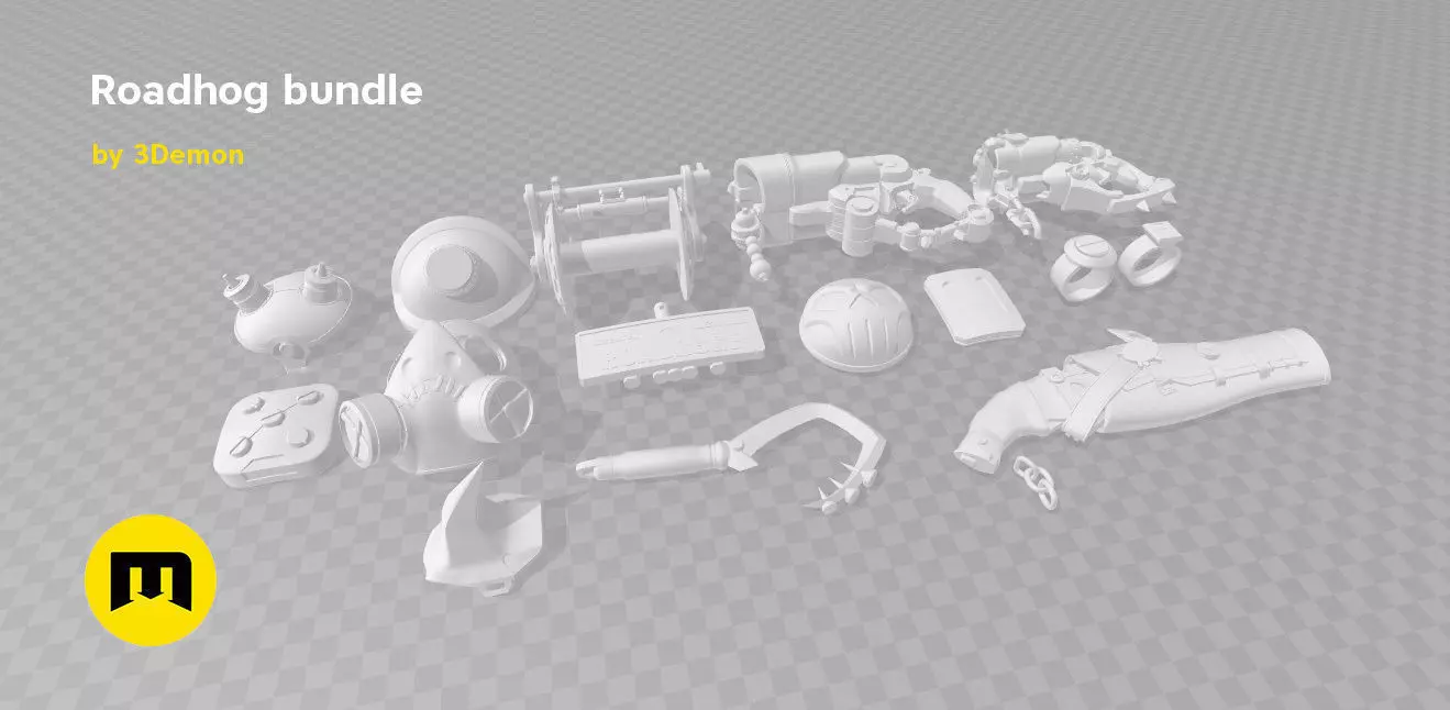 Roadhog bundle 3D print model_0