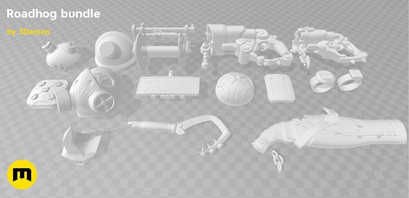 Roadhog bundle 3D print model_1