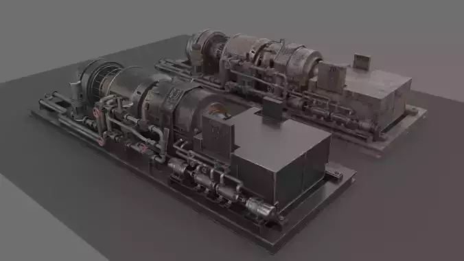 Machinery device 3D model