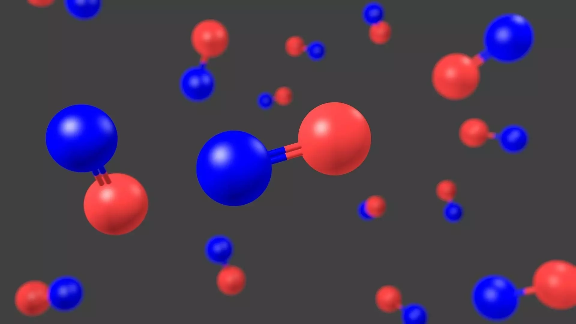 Nitric Oxide Molecule - Model 3D model_0