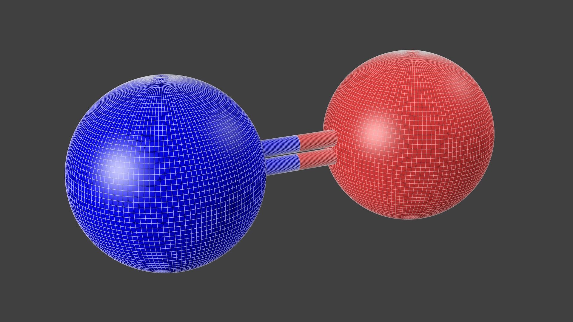 Nitric Oxide Molecule - Model 3D model_2