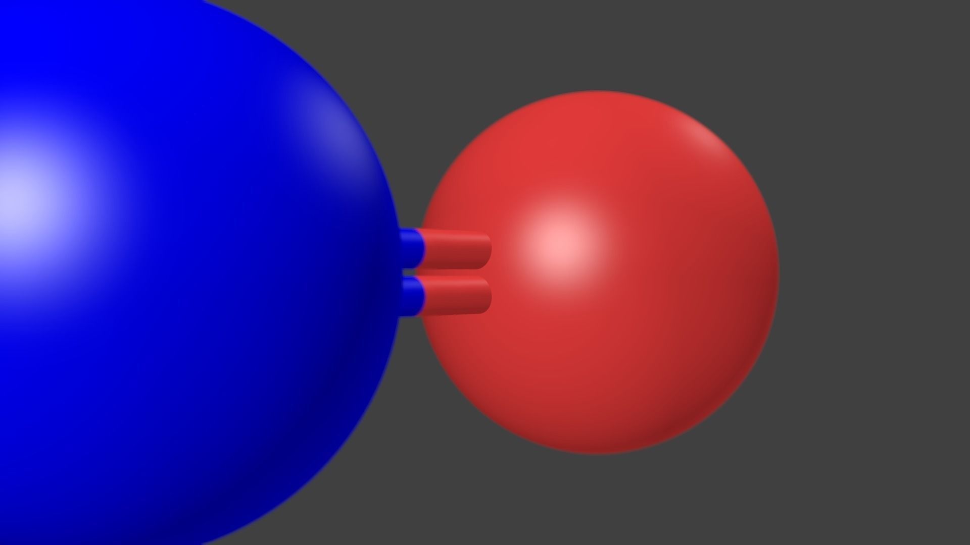 Nitric Oxide Molecule - Model 3D model_3