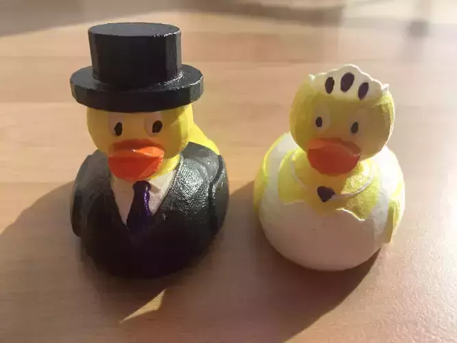 bridal pair - Duck 3D print model