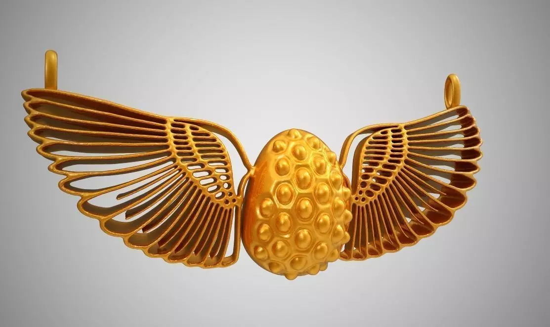 Wing Egg Necklace 3D print model