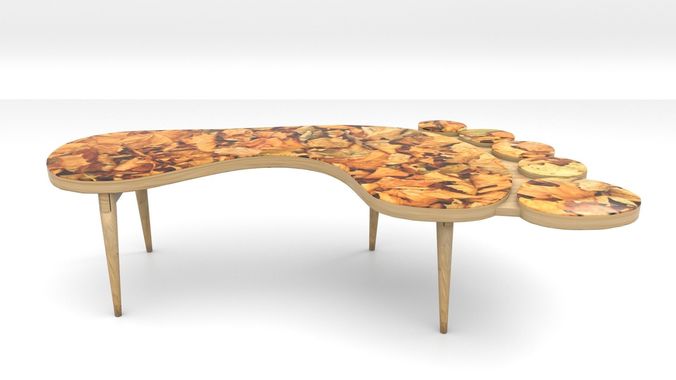 Footprint Coffee Table Free 3D model
