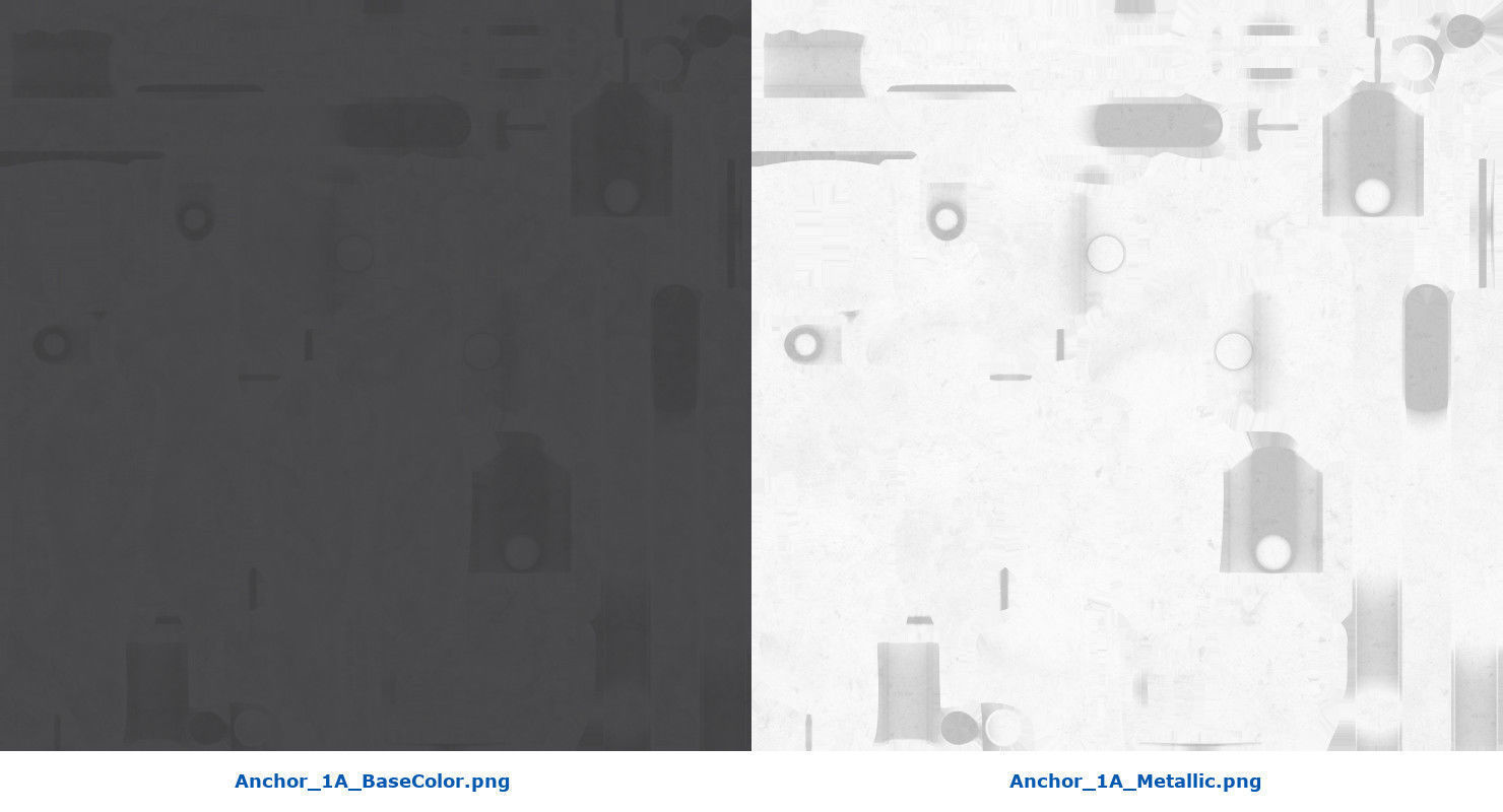 Anchor 1A Low-poly 3D model_7