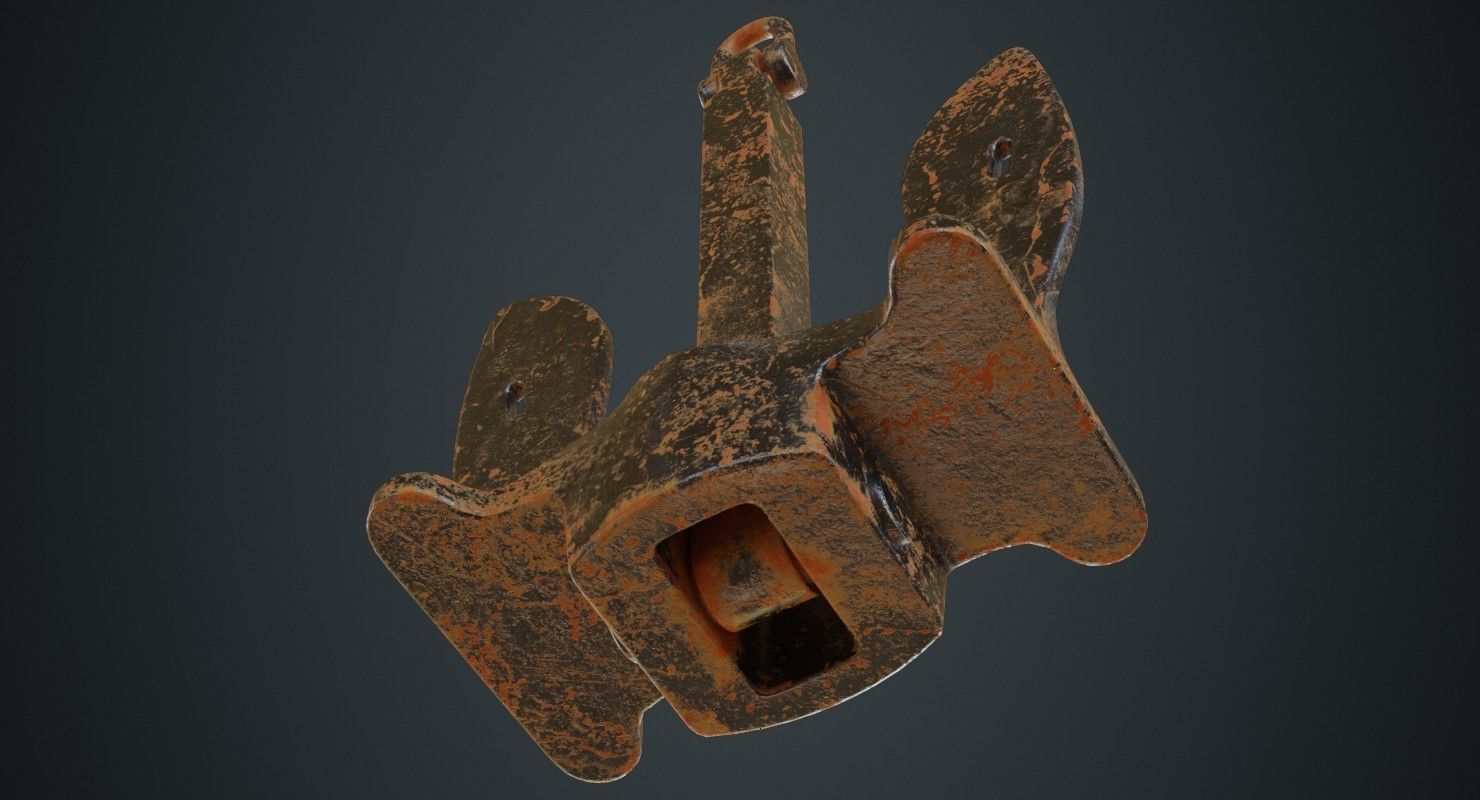 Anchor 1B Low-poly 3D model_4
