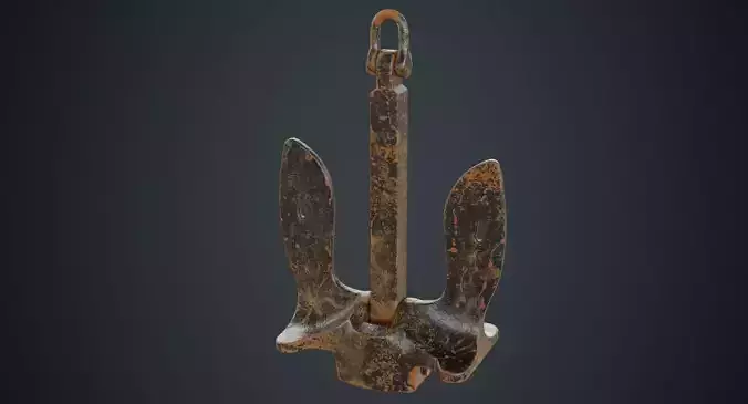 Anchor 1B Low-poly 3D model