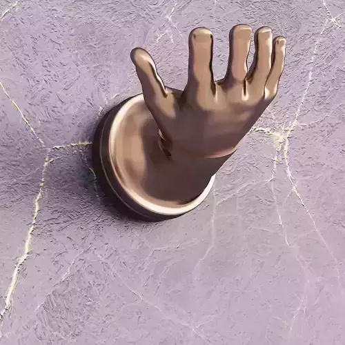 Hand shape hanger 3D print model