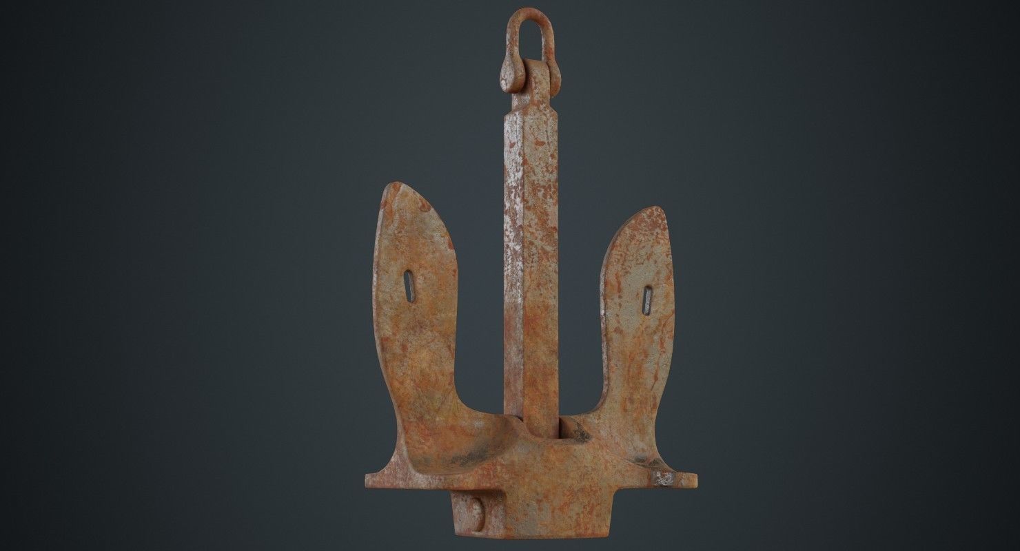 Anchor 1C Low-poly 3D model_3