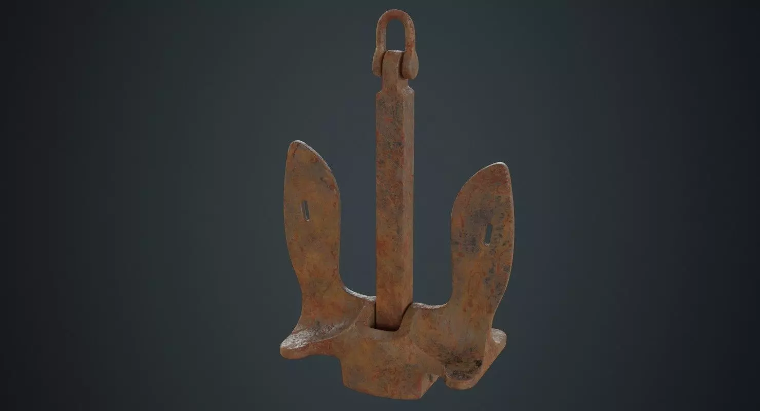 Anchor 1C Low-poly 3D model_0