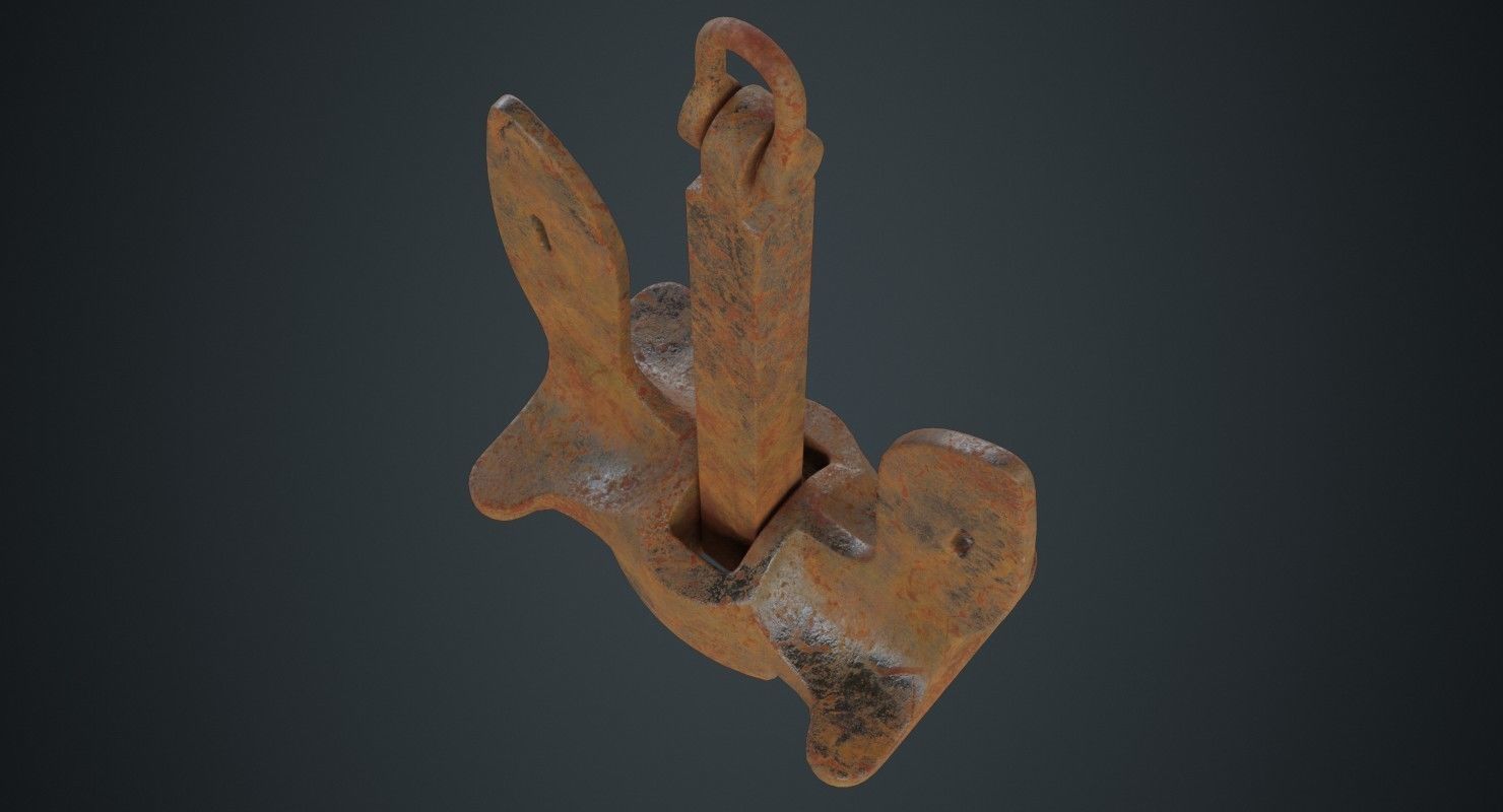 Anchor 1C Low-poly 3D model_2