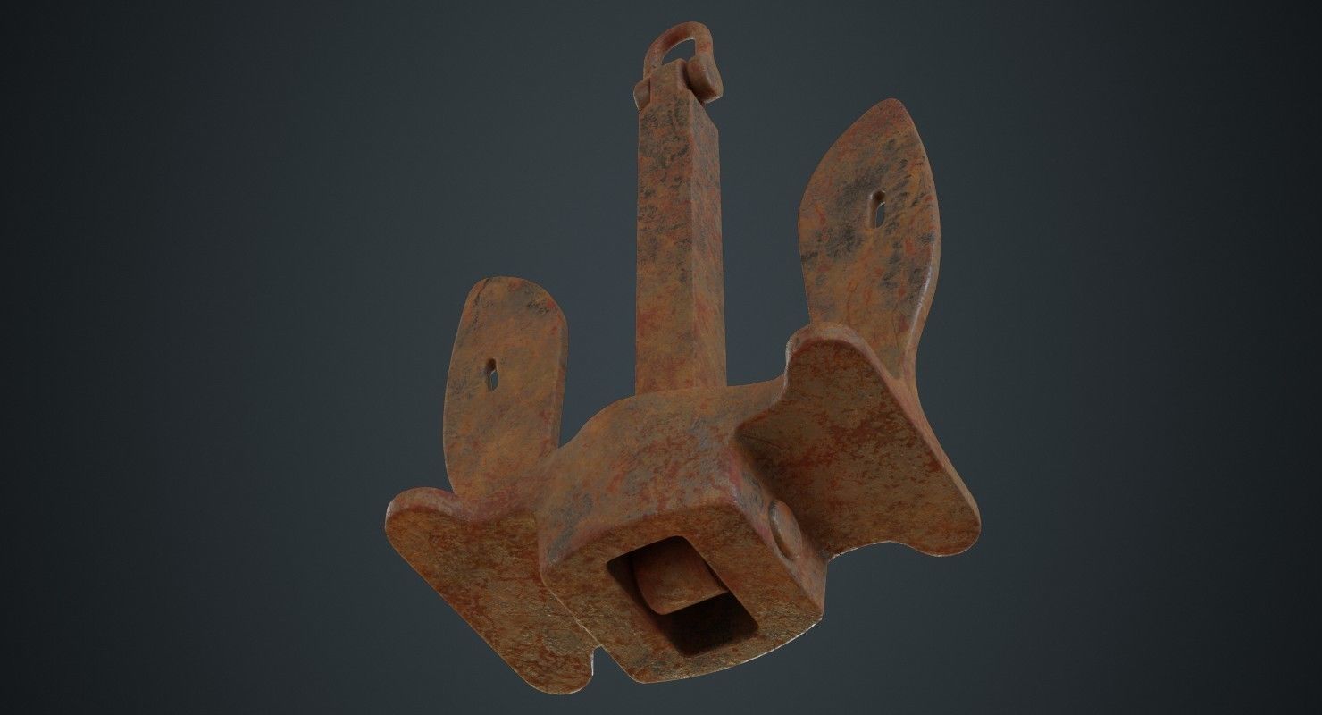 Anchor 1C Low-poly 3D model_4