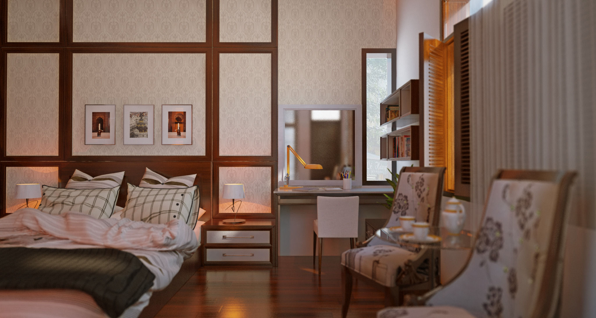 master bedroom 3D print model_4