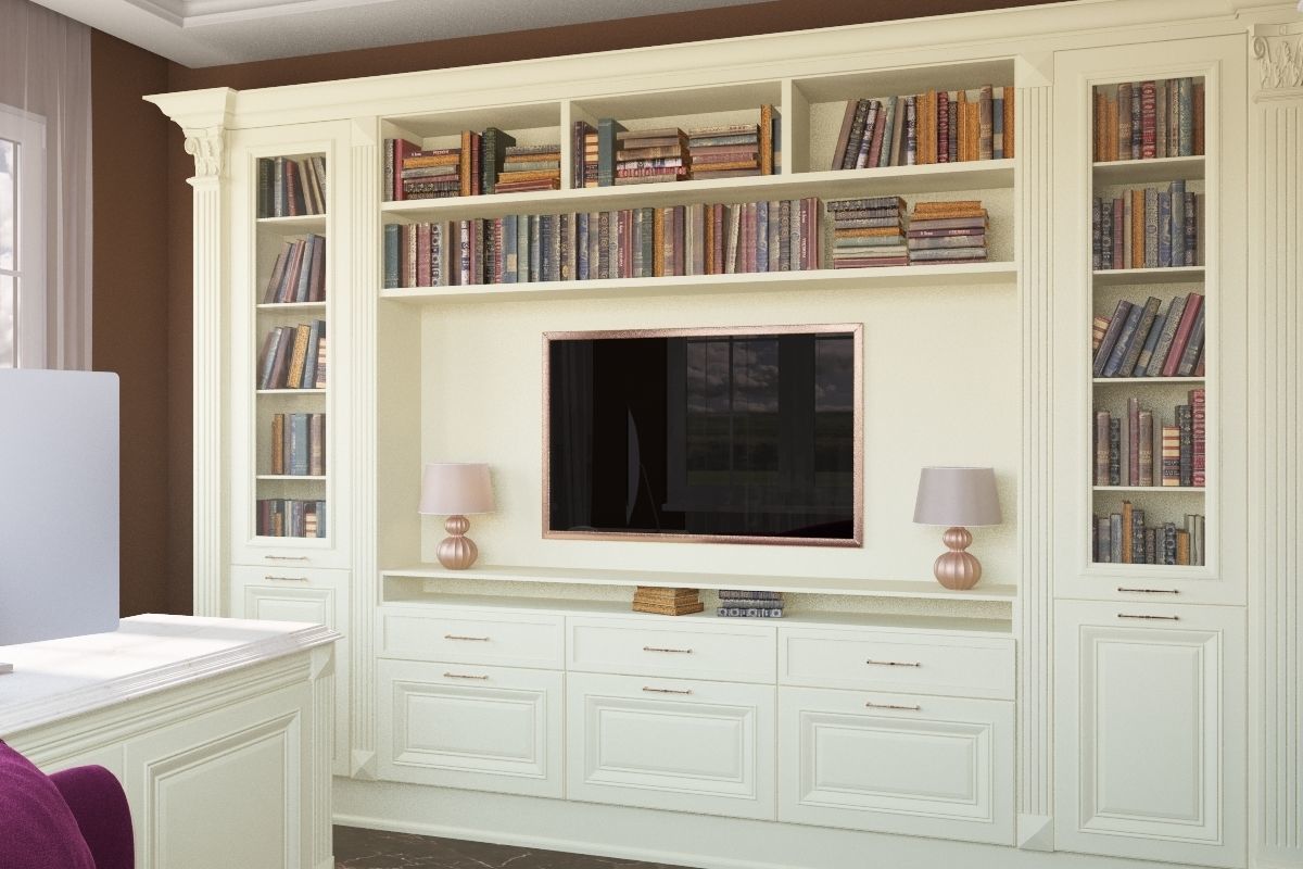 Classic cabinet 3D model_1