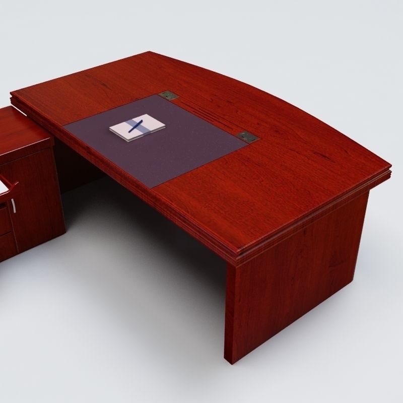 Executive Desk 03 3D model_8