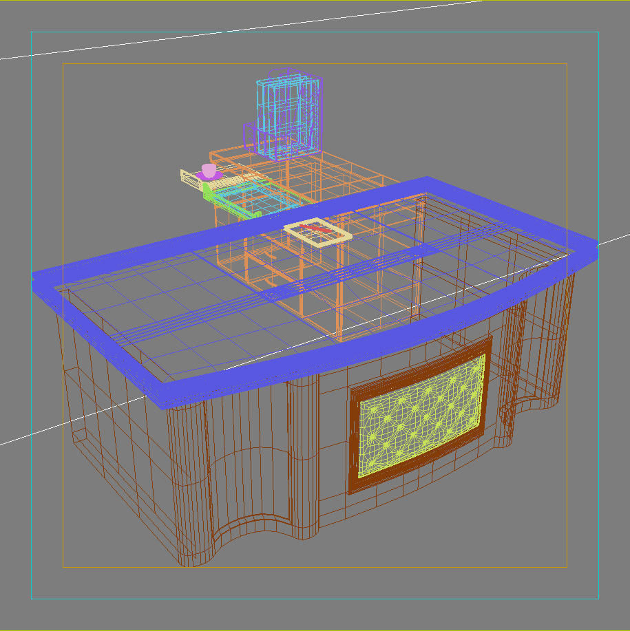 Executive Desk 03 3D model_15