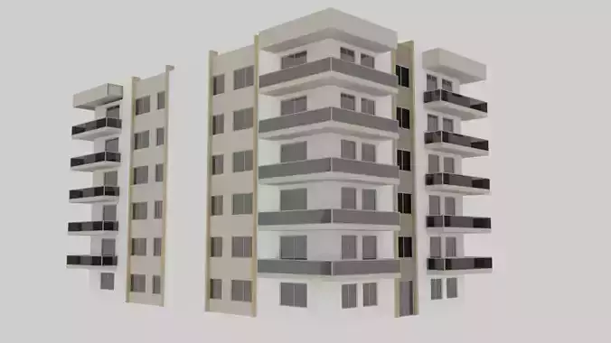 BUILDING 1 with balconies and balconies