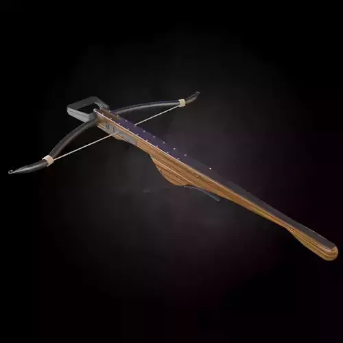 Crossbow 3d Model wooden