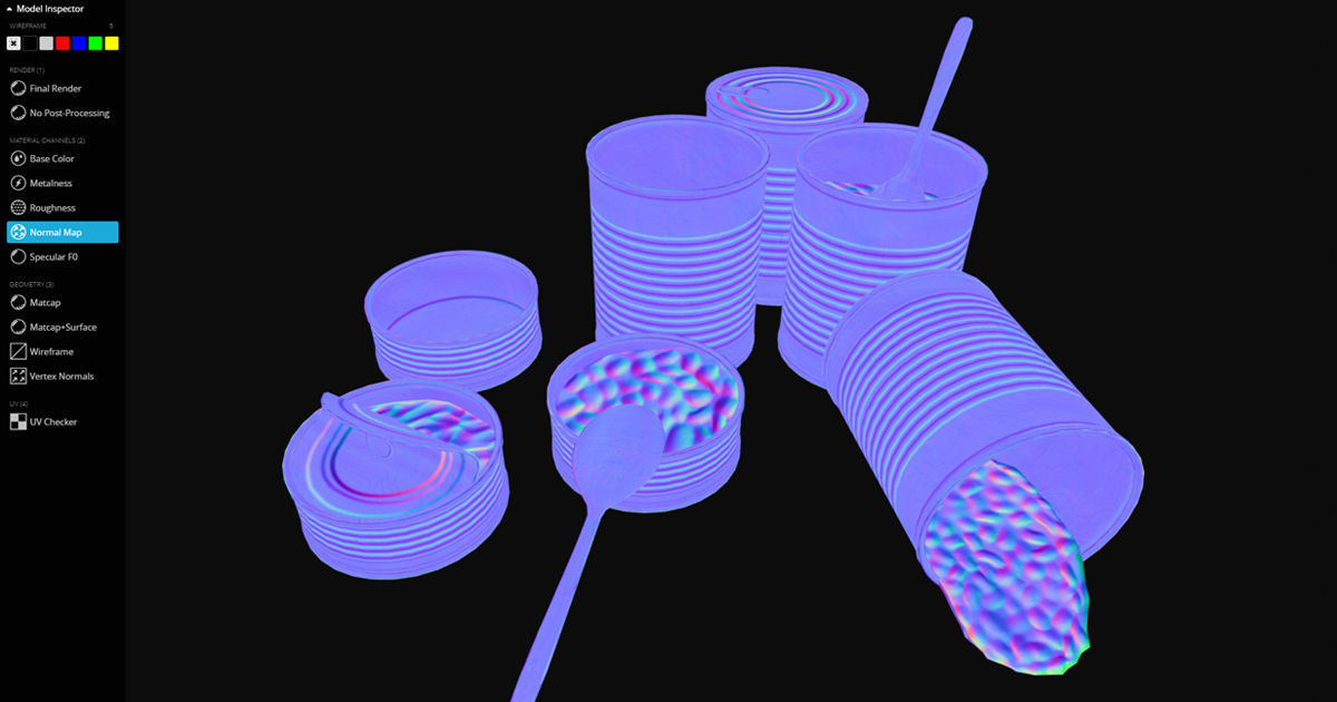 Canned Food Low-poly 3D model_11