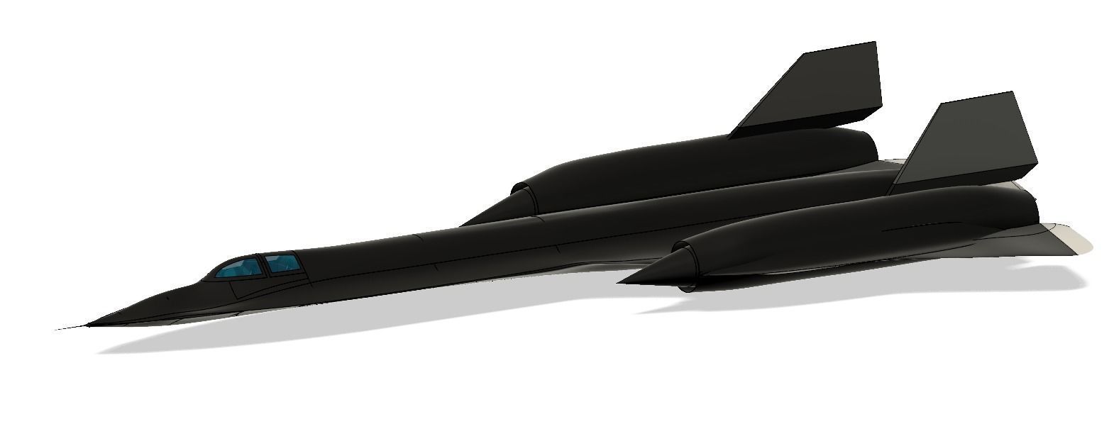 Sr 71 Blackbird 3D model_5