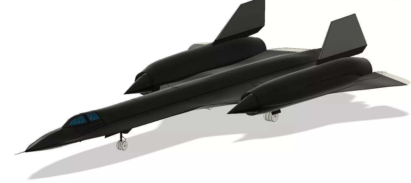 Sr 71 Blackbird 3D model_0