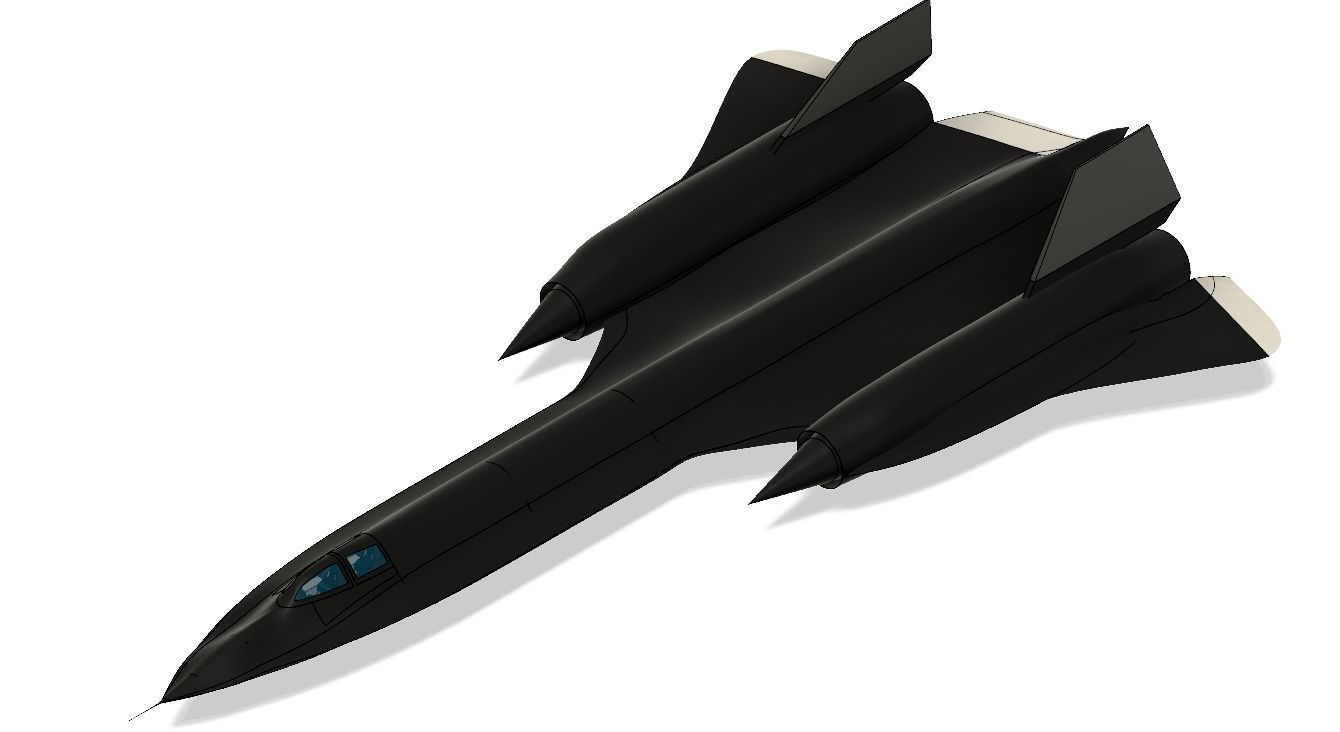 Sr 71 Blackbird 3D model_6