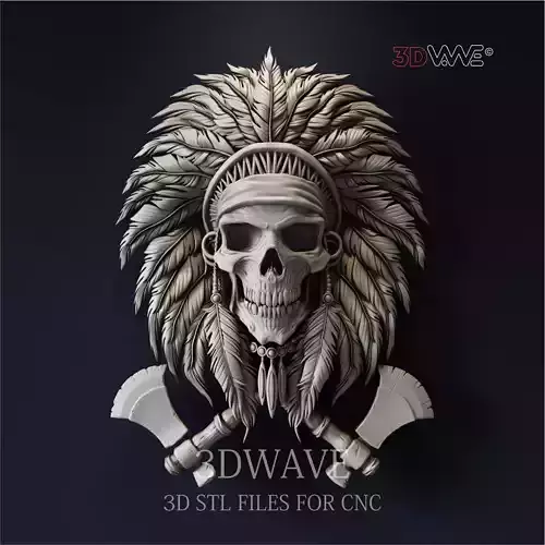 AMERICAN NATIVE SKULL