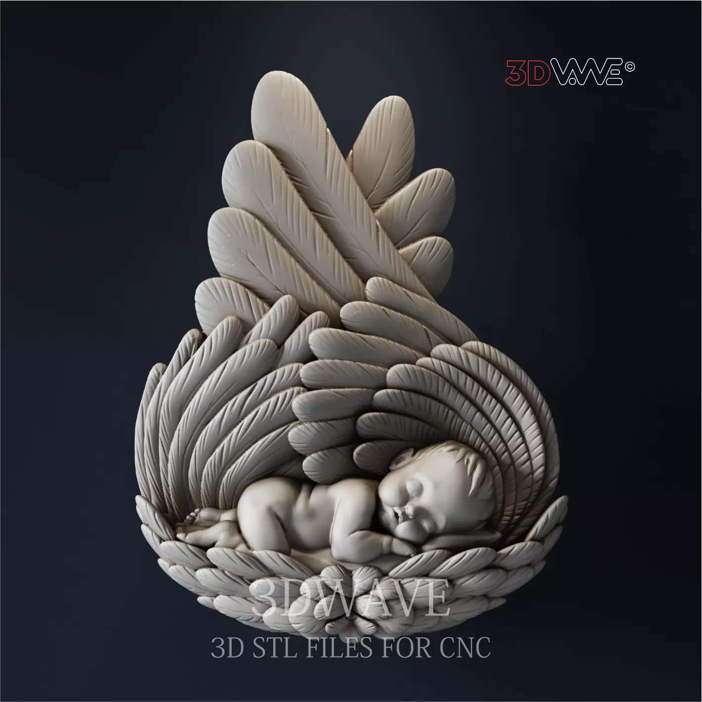 BABY ANGEL 3D model_0