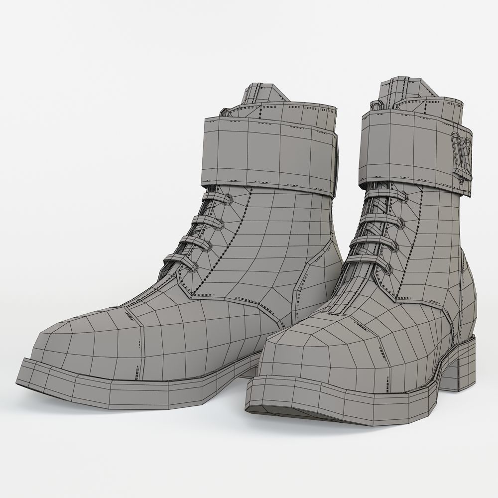 louis vuitton WONDERLAND FLAT RANGER 3D model_5