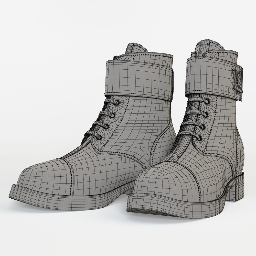 louis vuitton WONDERLAND FLAT RANGER 3D model_4