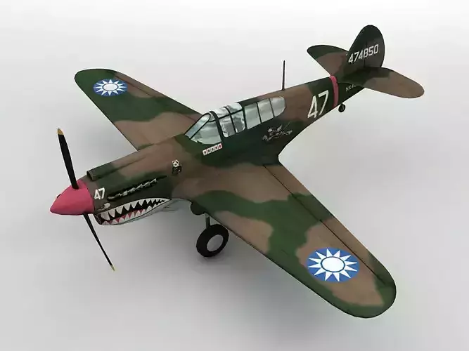 P40-E Warhawk Aircraft