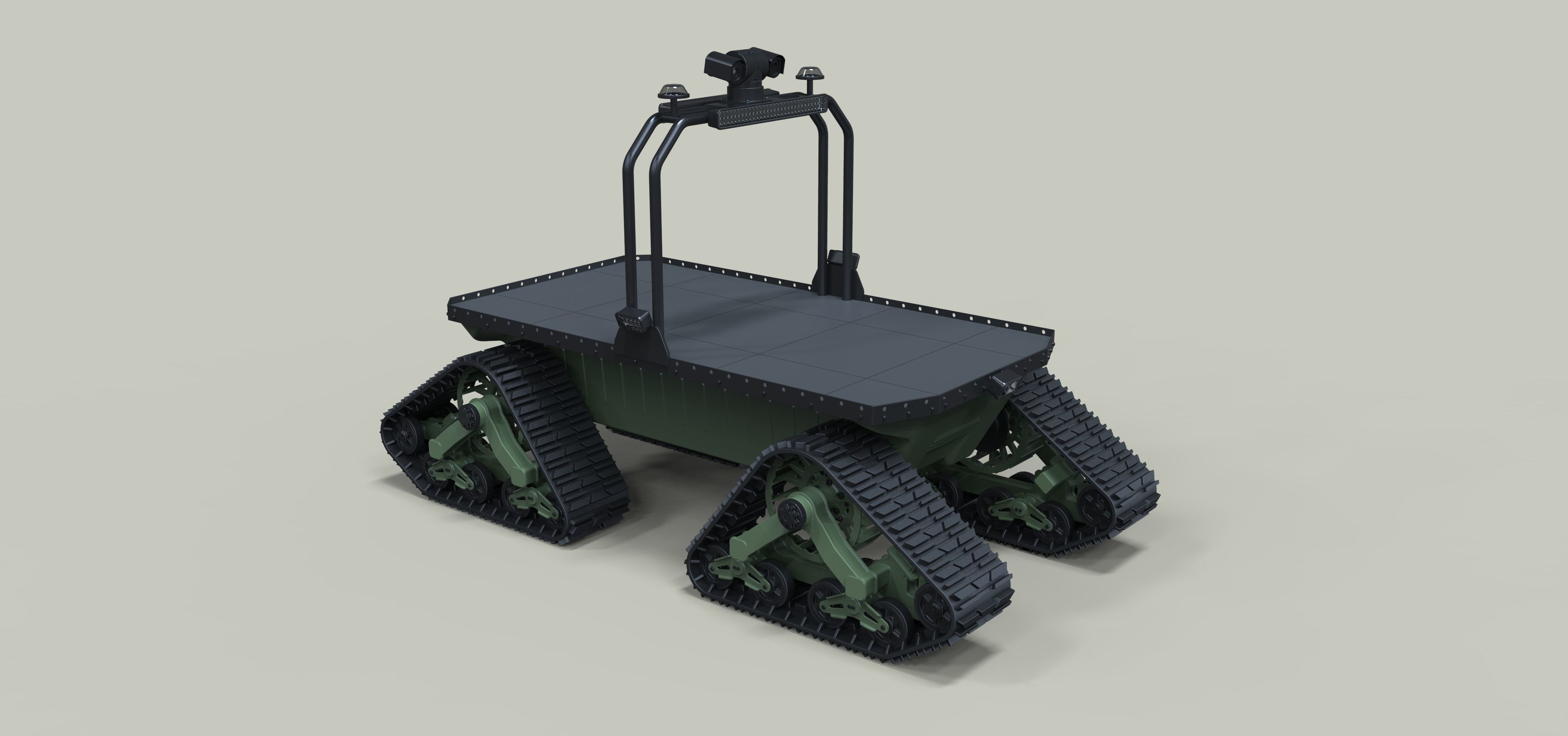 Tracked cargo robot 3D model_14