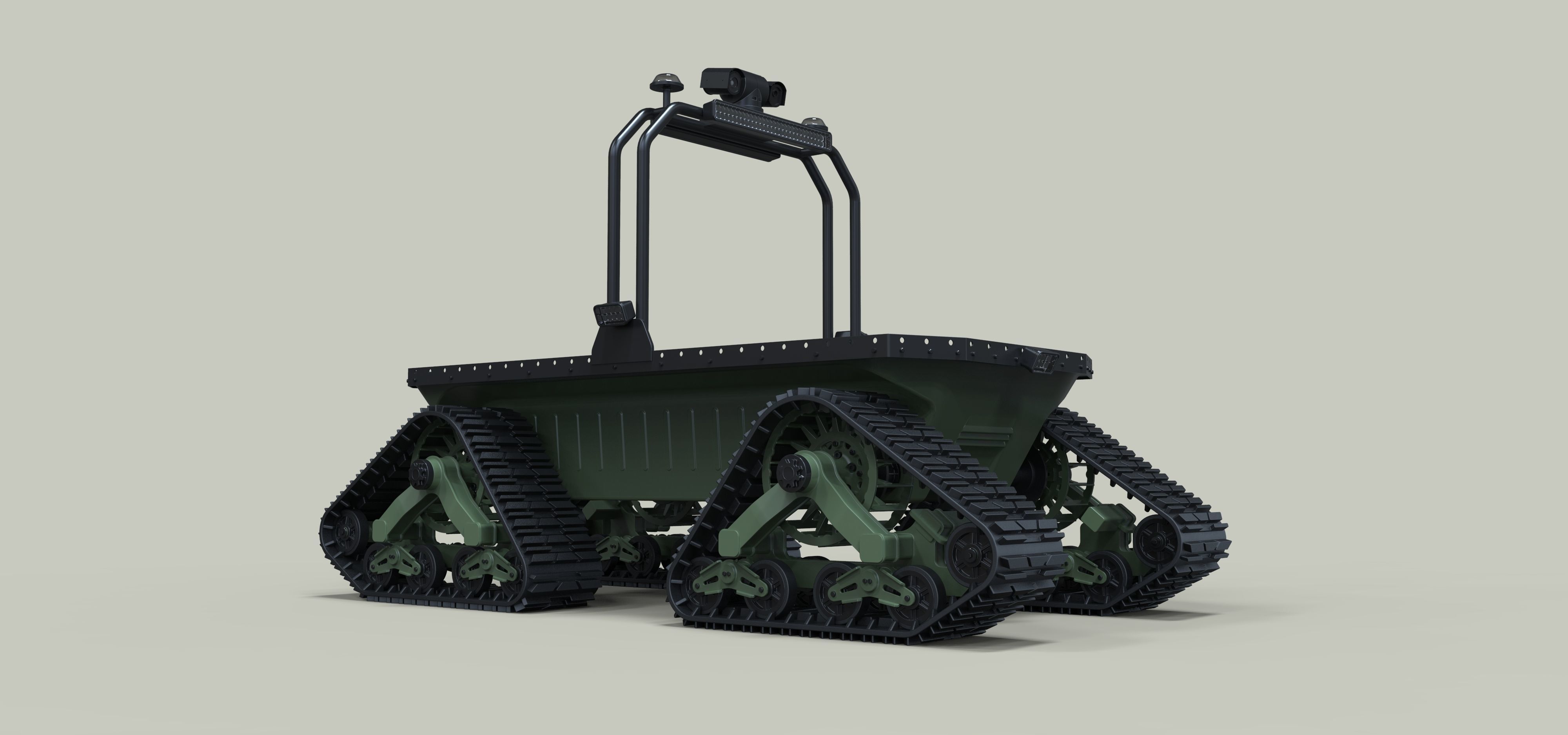 Tracked cargo robot 3D model_20