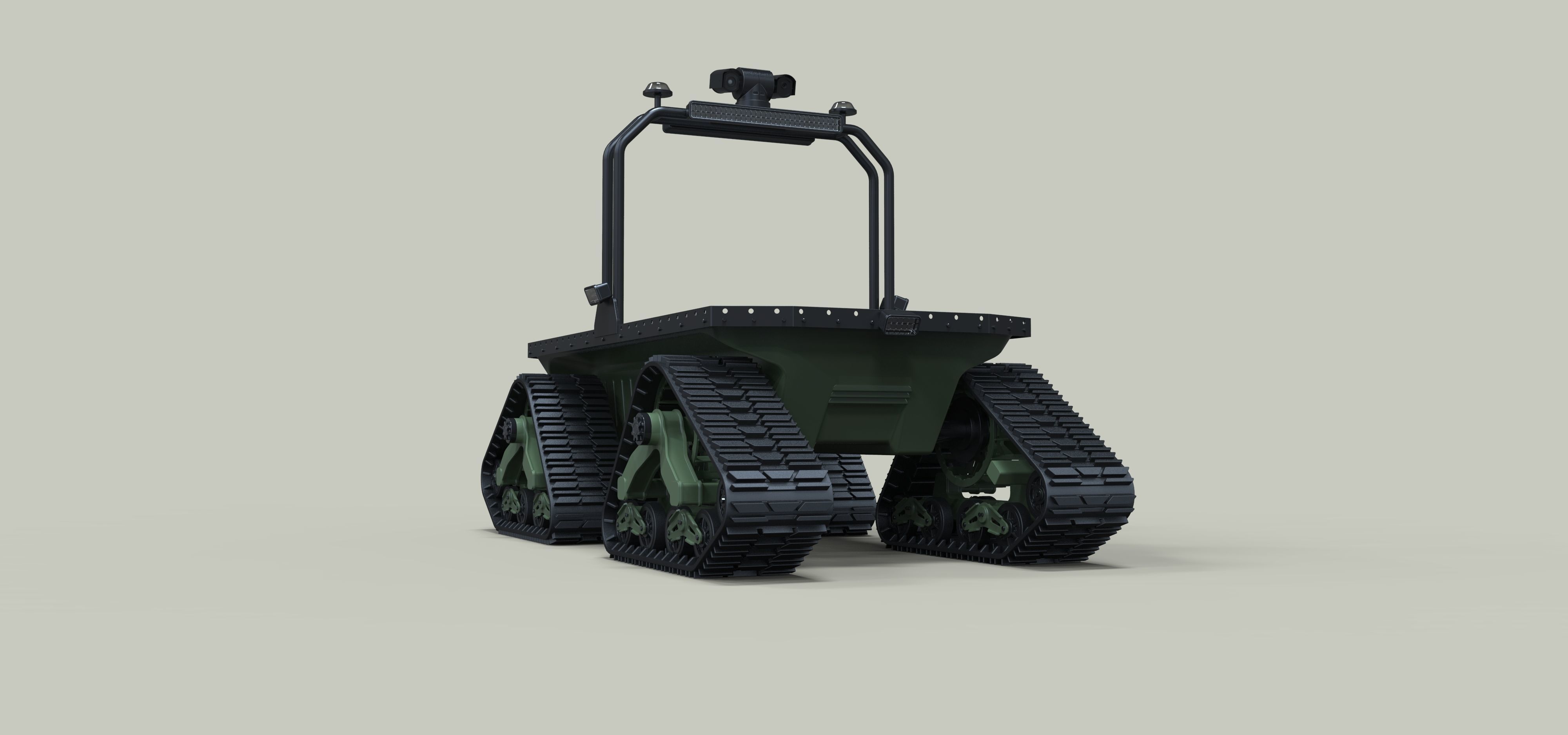 Tracked cargo robot 3D model_3
