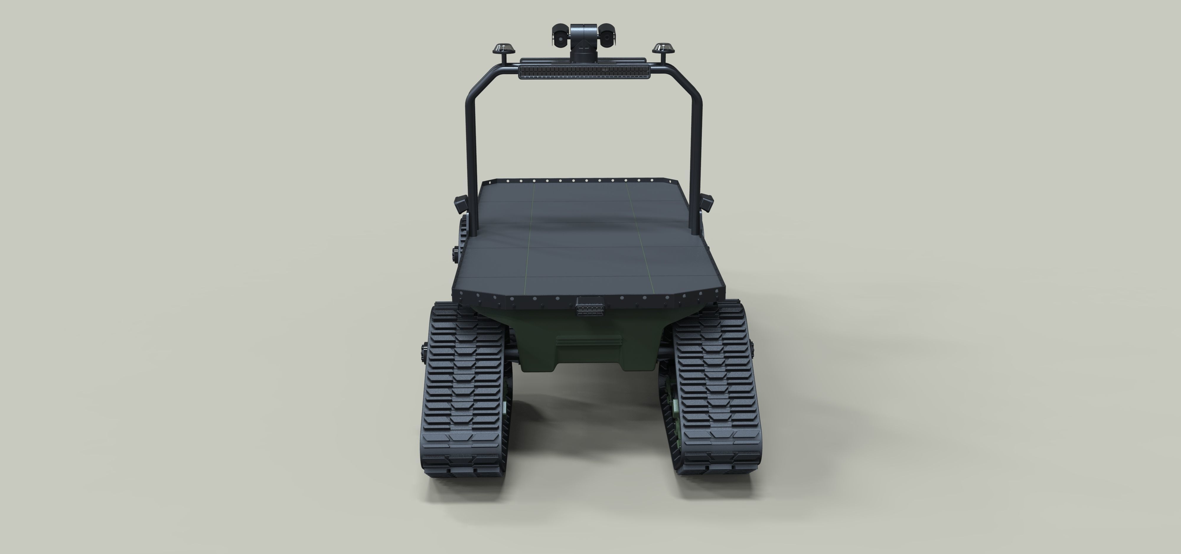 Tracked cargo robot 3D model_4