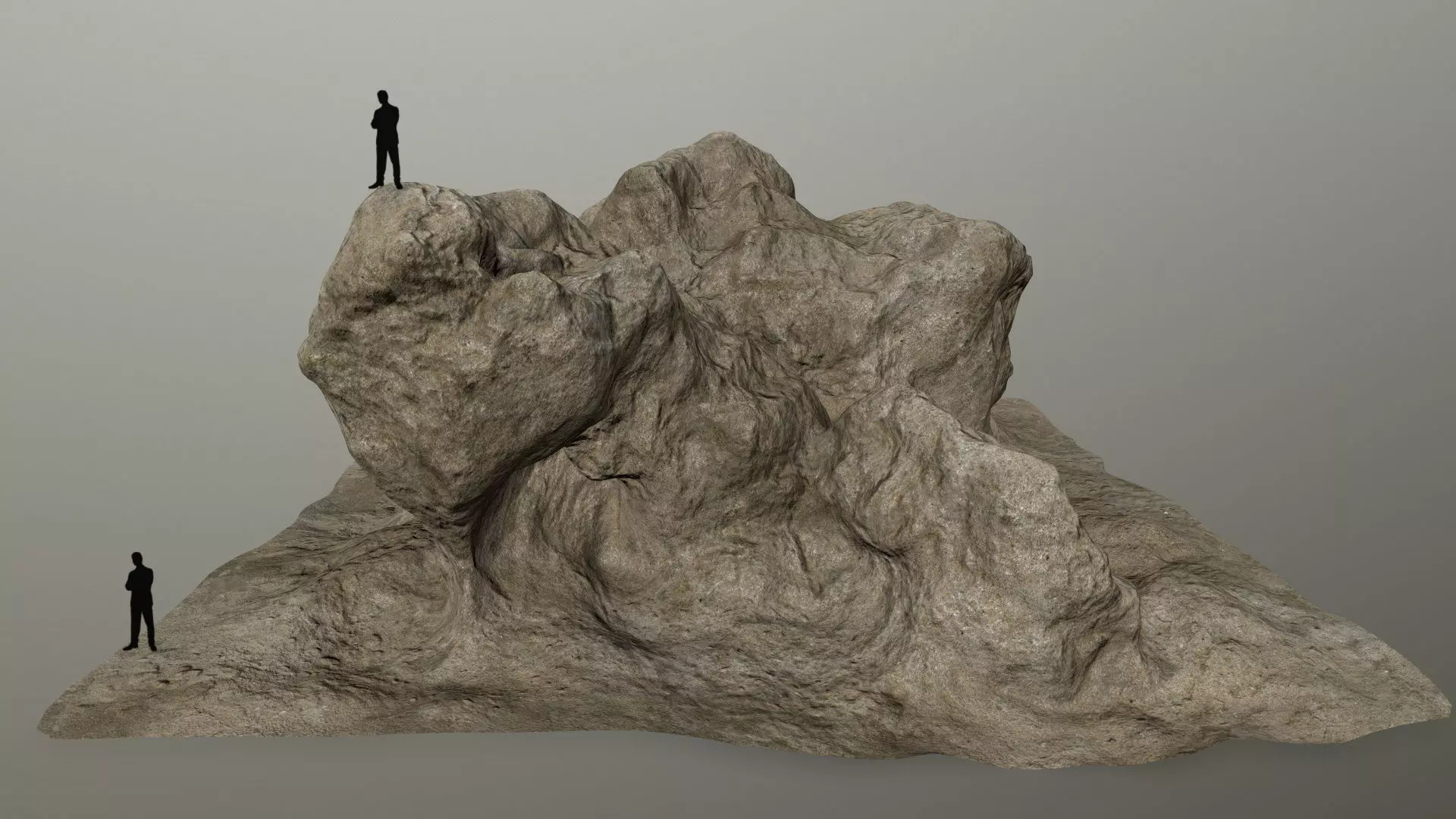 rocks rock Low-poly 3D model_0