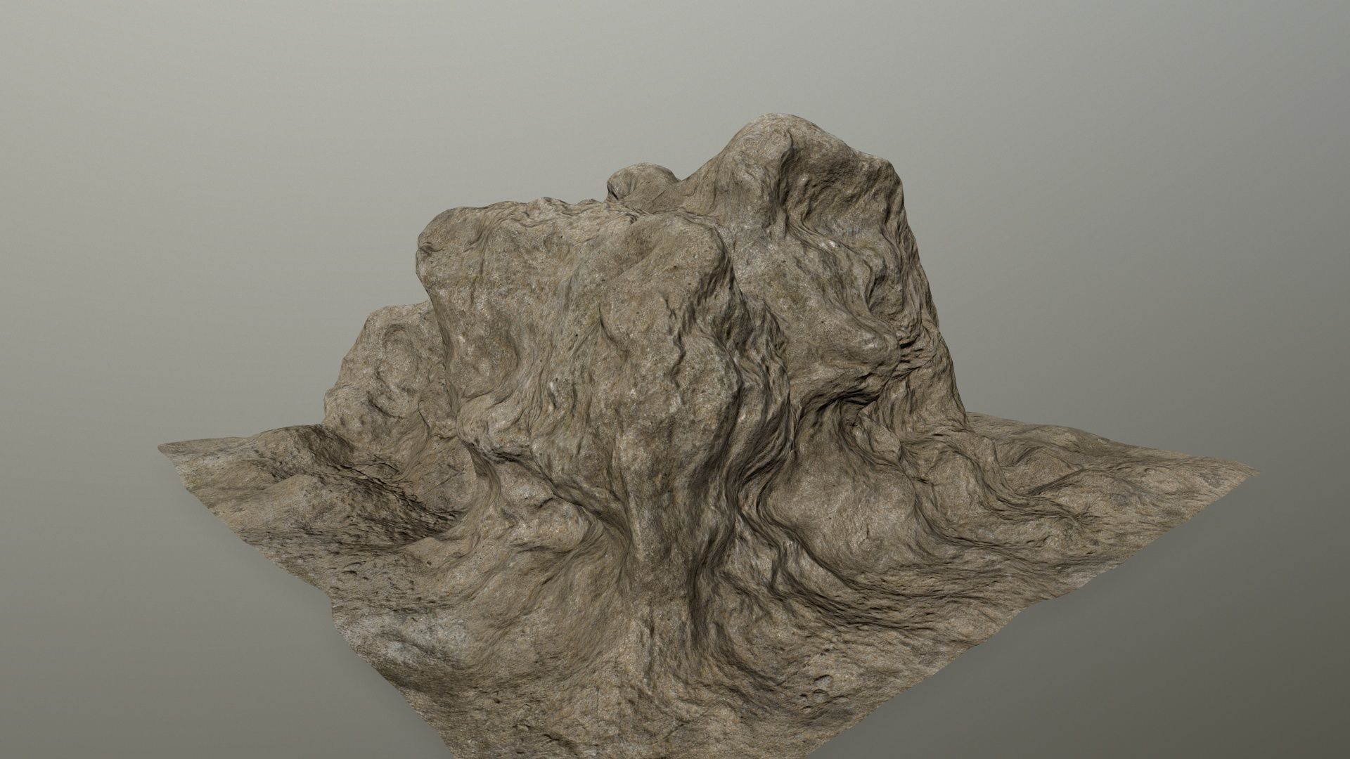 rocks rock Low-poly 3D model_6