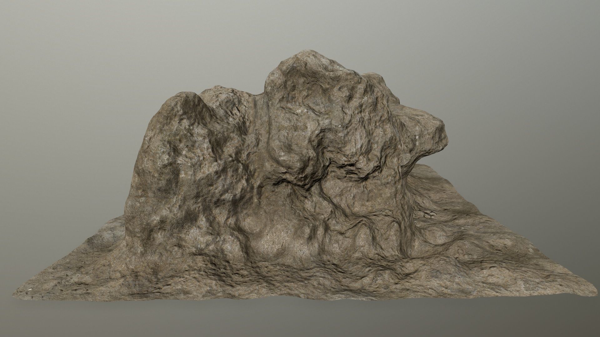 rocks rock Low-poly 3D model_5