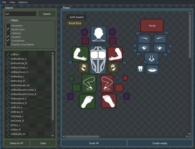 SearchNPick selection of armor and weapons 3D model