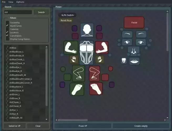 SearchNPick selection of armor and weapons