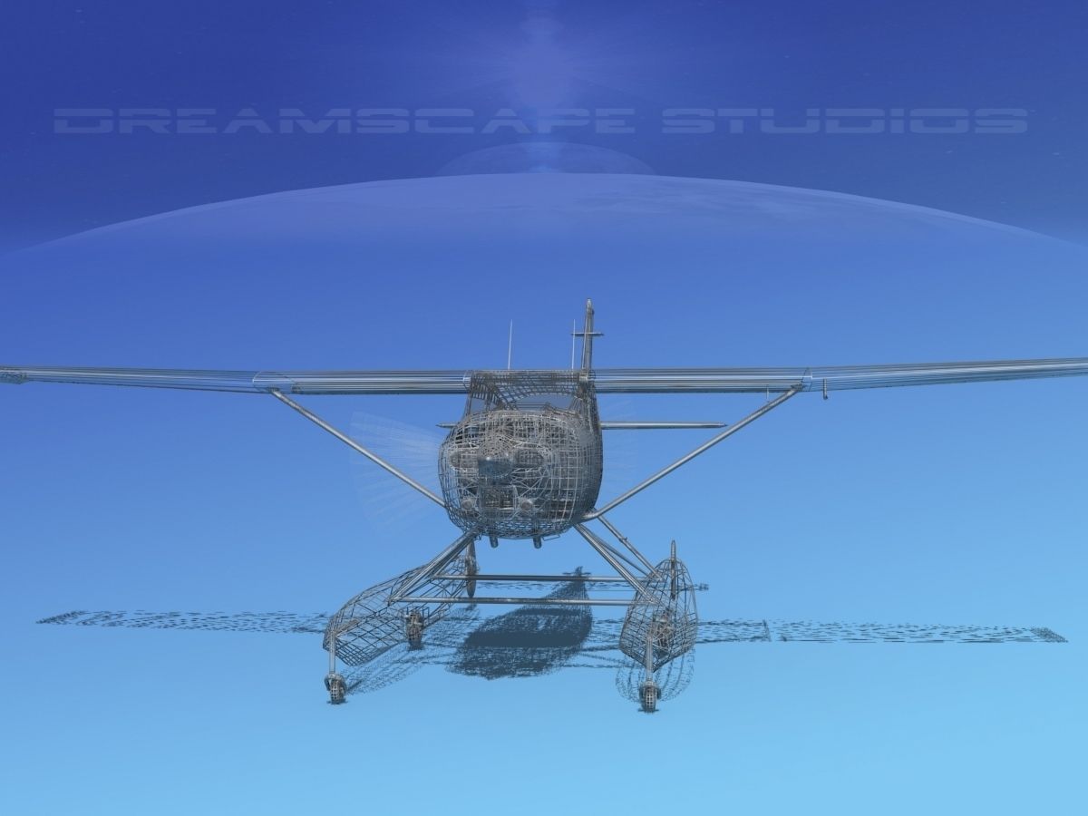 Cessna 182 Skylane Seaplane V14 3D model_18