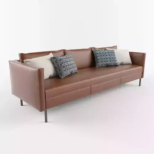  Axel Leather Sofa