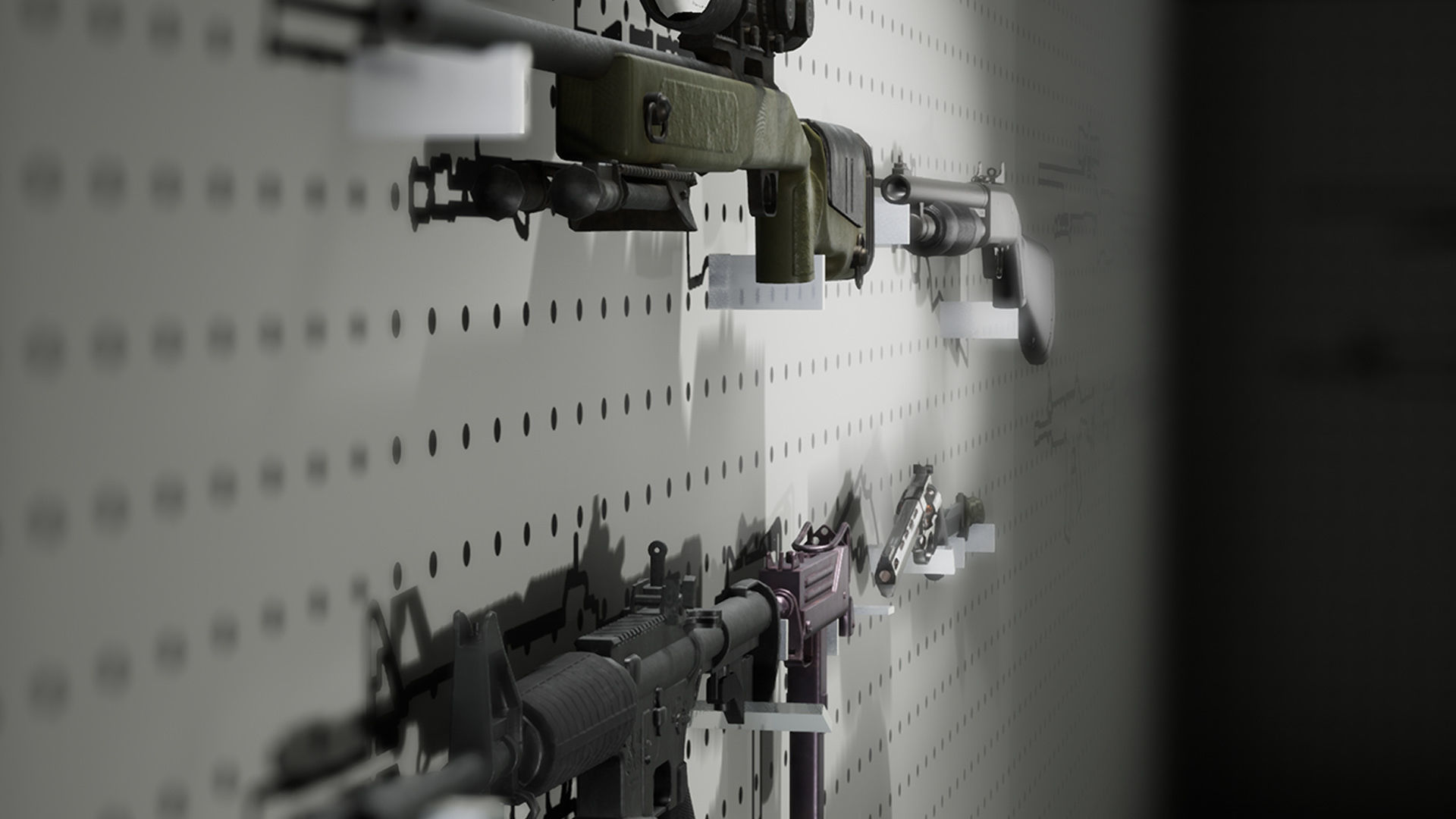 The Arsenal - 6 weapons UE4 pack Low-poly 3D model_8